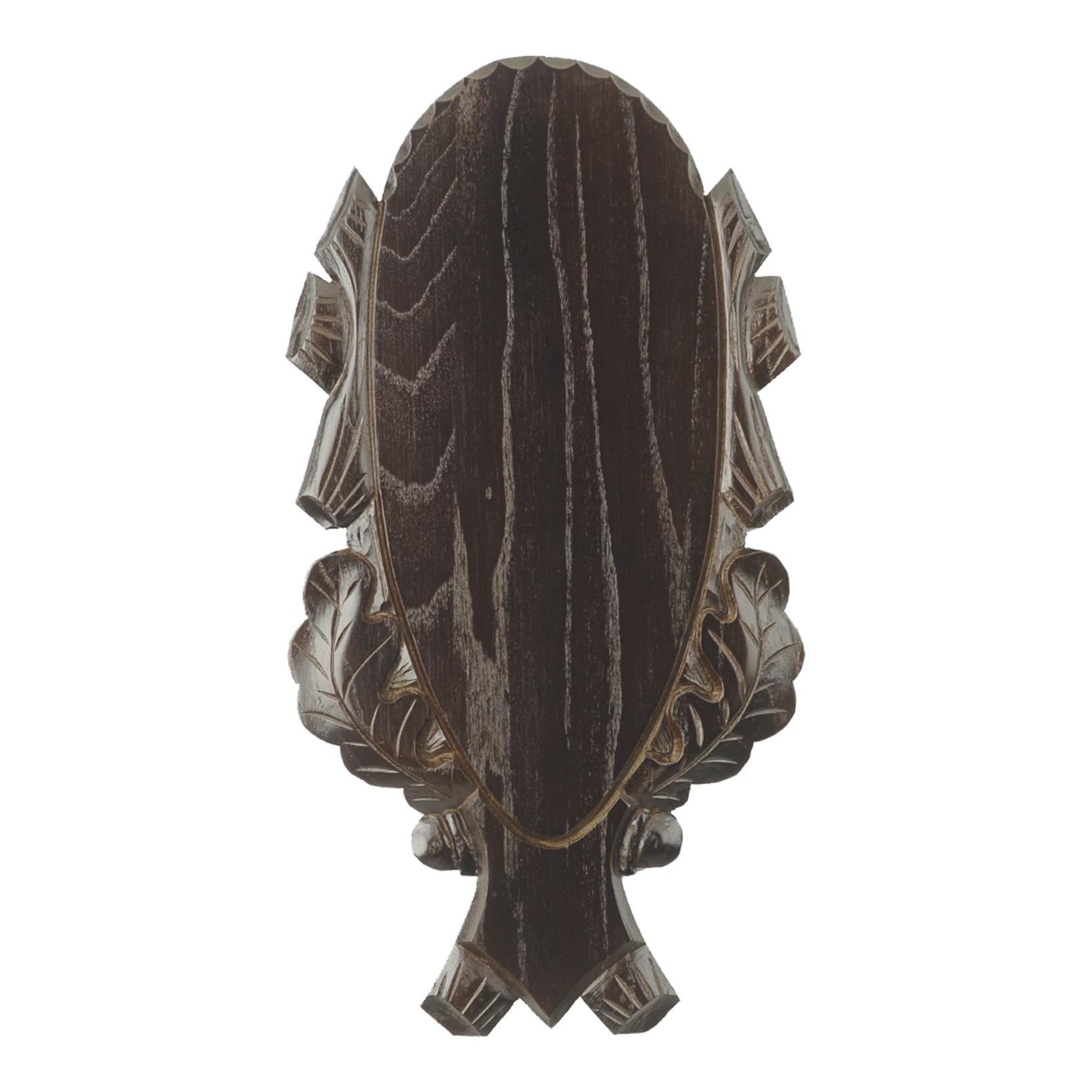 Image of EUROHUNT Hirschschild Geschnitzt - Dunkel - Eiche Dunkel - bei Hauptner.ch