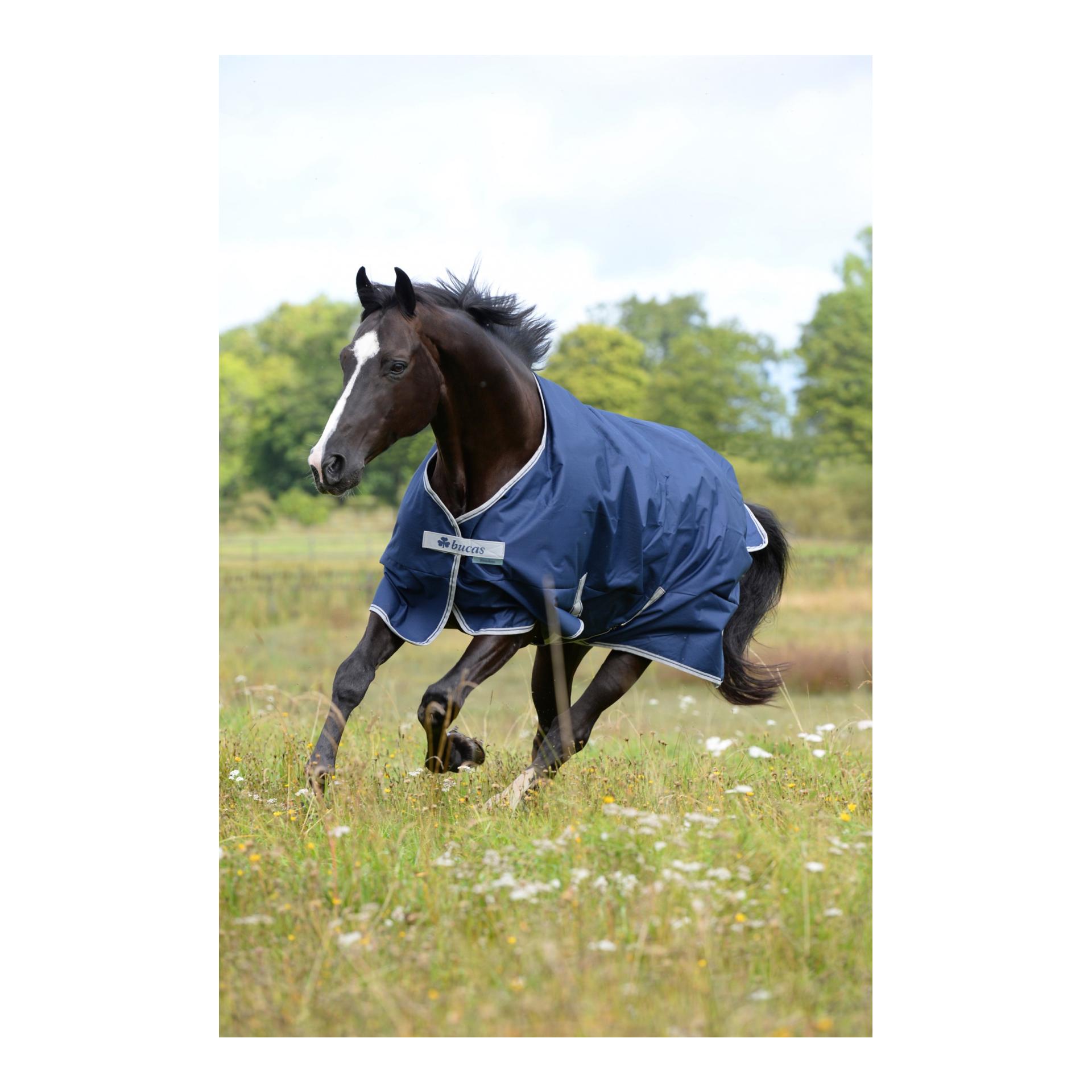 Weidedecke FREEDOM Turnout 150g - navy/silber