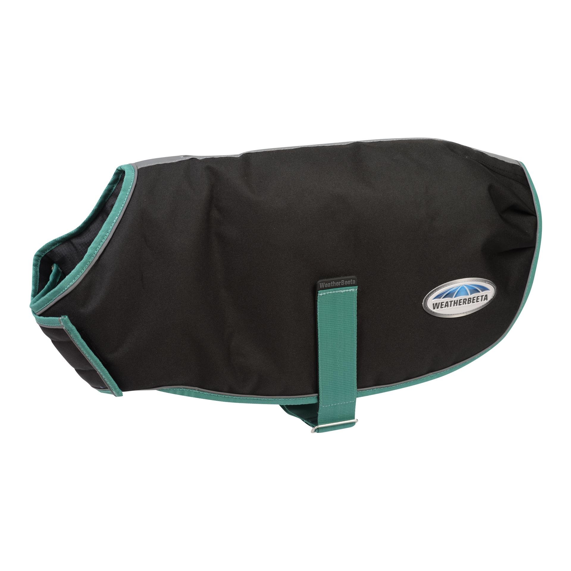 Image of Weatherbeeta Green- Tec 900D Hundemantel lite plus - schwarz/flaschengrün bei Hauptner.ch