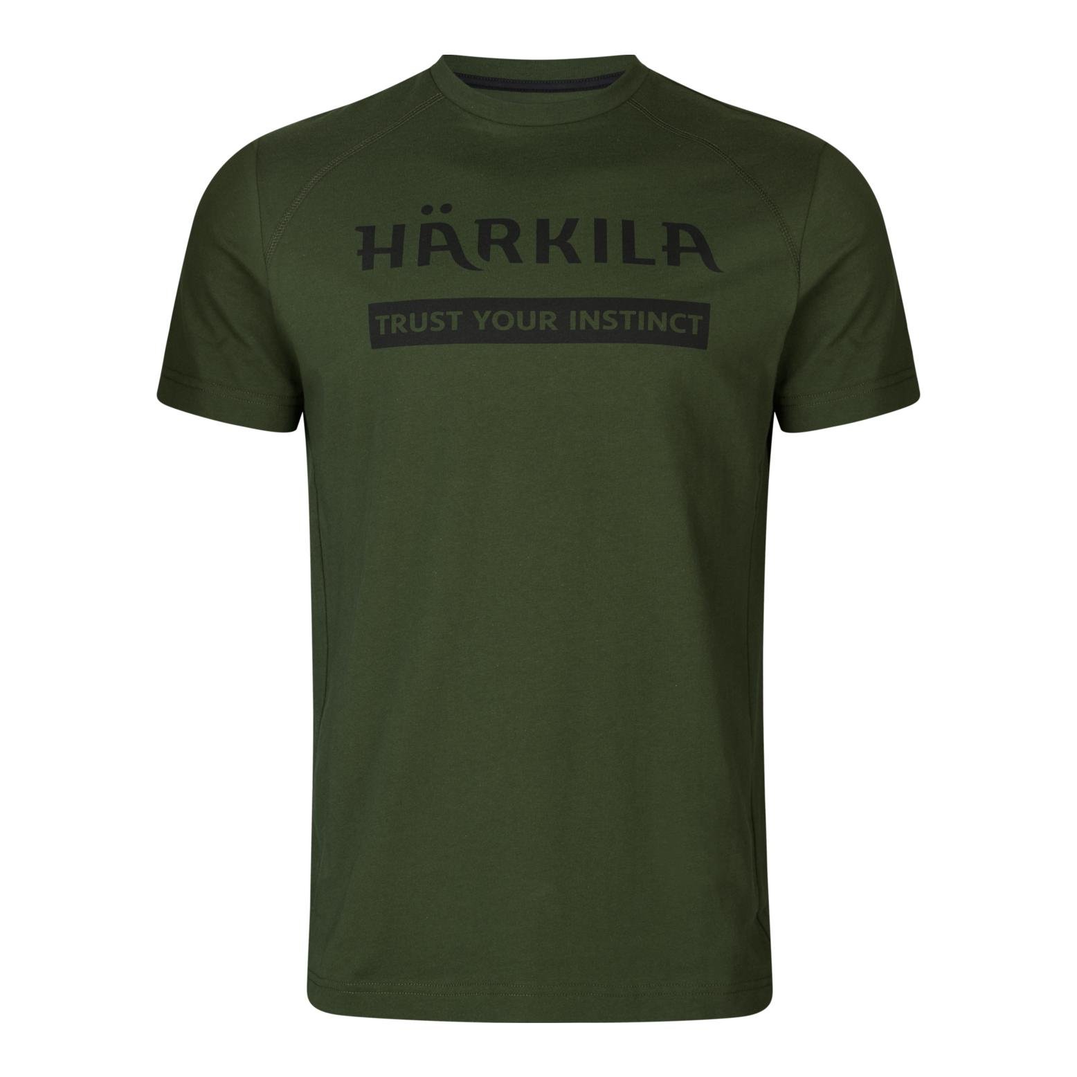 Pack de 2 T-shirts à logo - vert saule/argile rustique