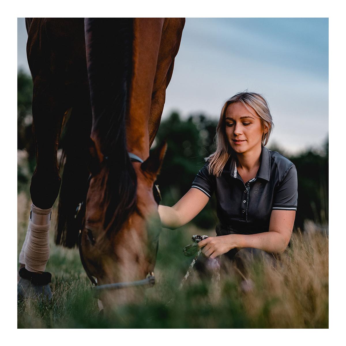 Monogramme polo « stone »