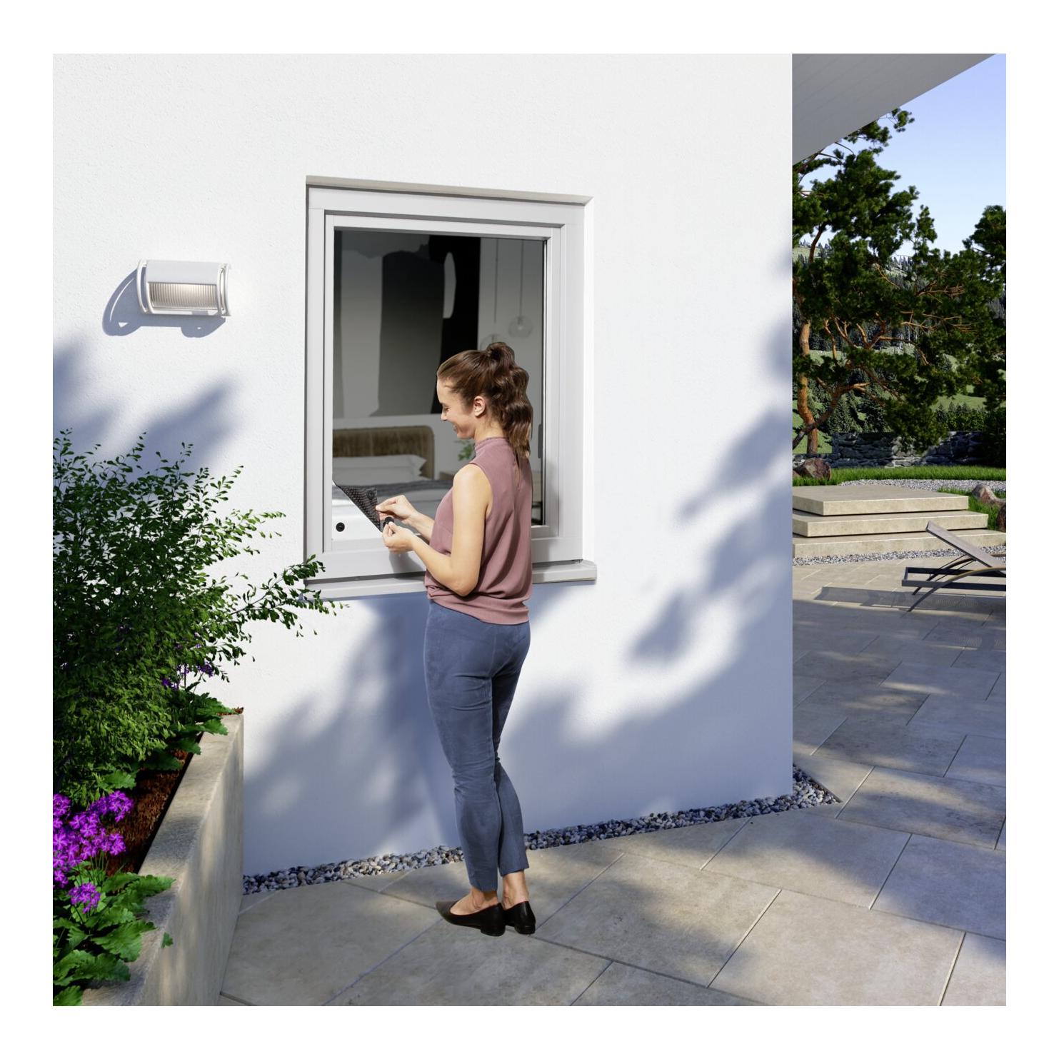 Windhager Hitzeschutz - Gewebe für Fenster - Anthrazit