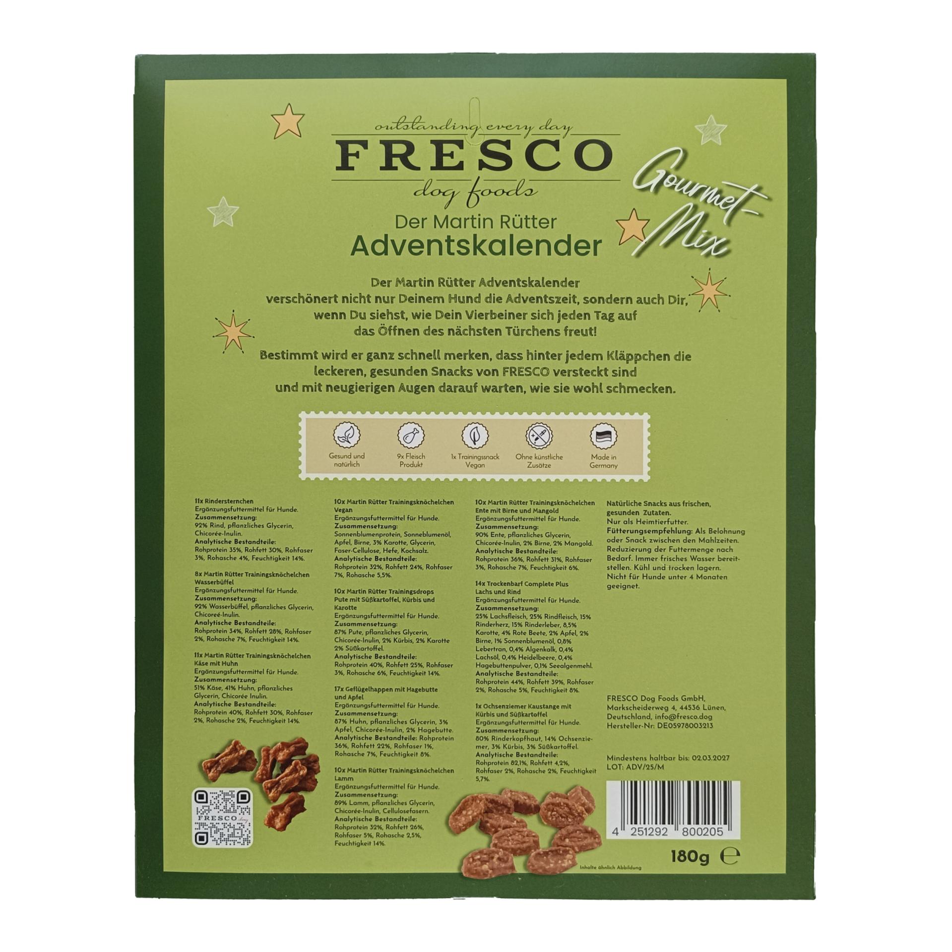 Martin Rütter Adventskalender „Gourmet Mix“ – Das Original für Hunde