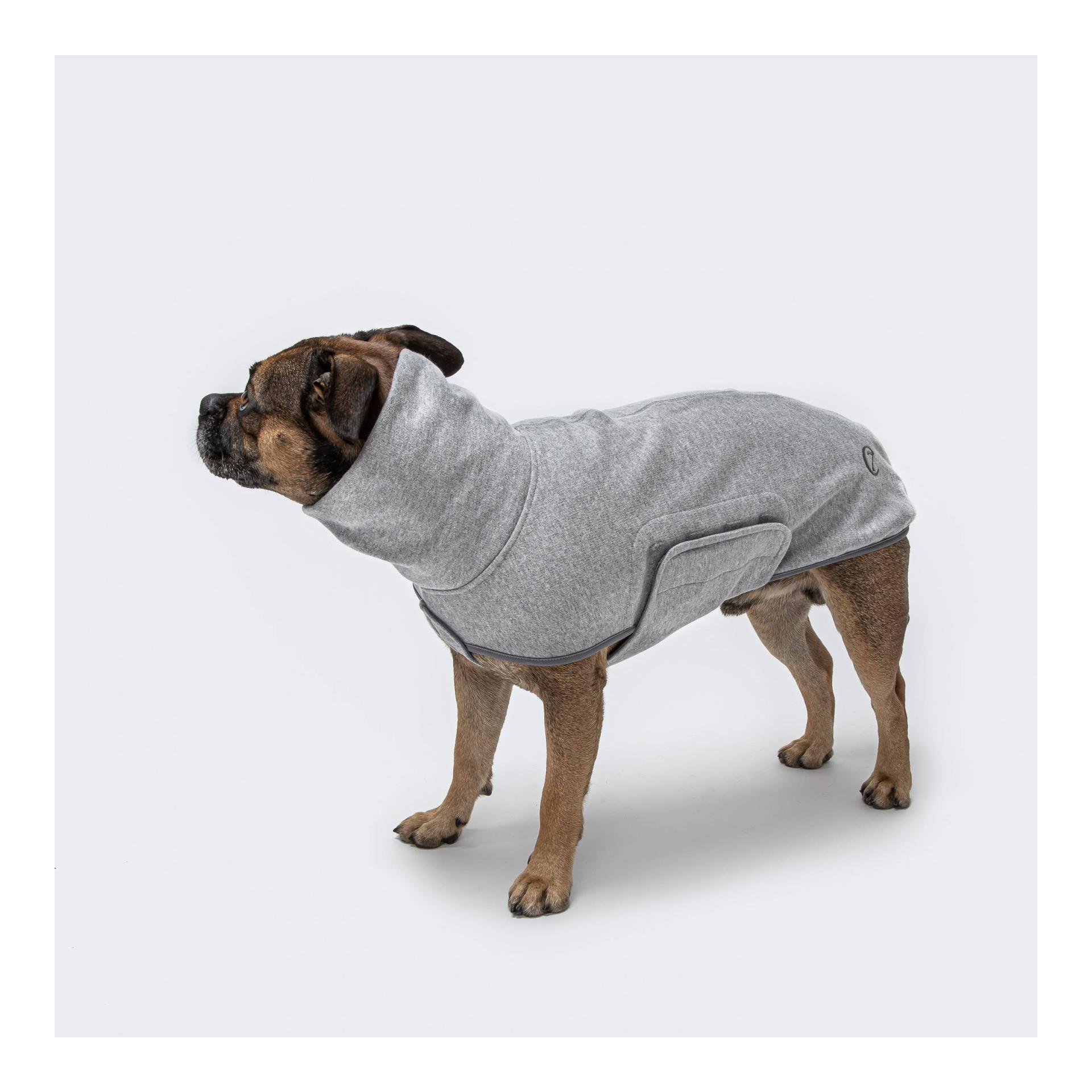 Hundepullover Dorset - grau meliert