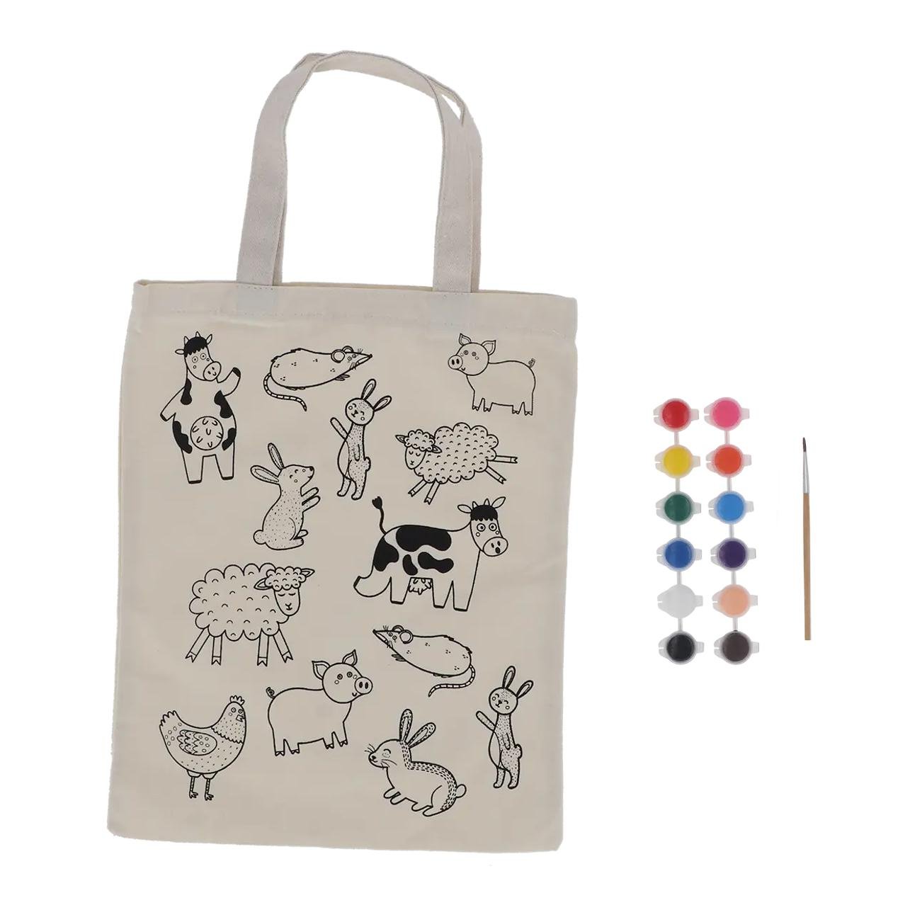 Ausmaltasche "Bauernhof"