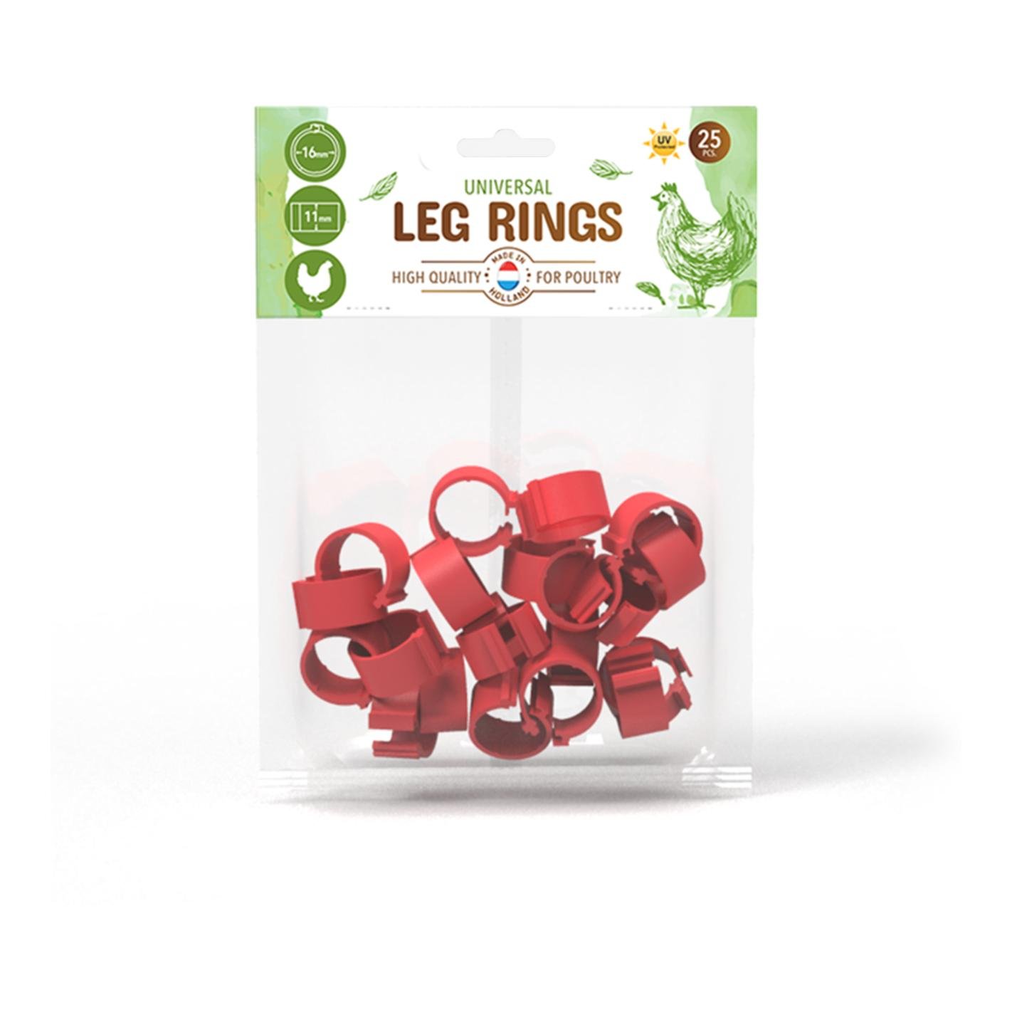 Hühnerfussringe 25 Stk.