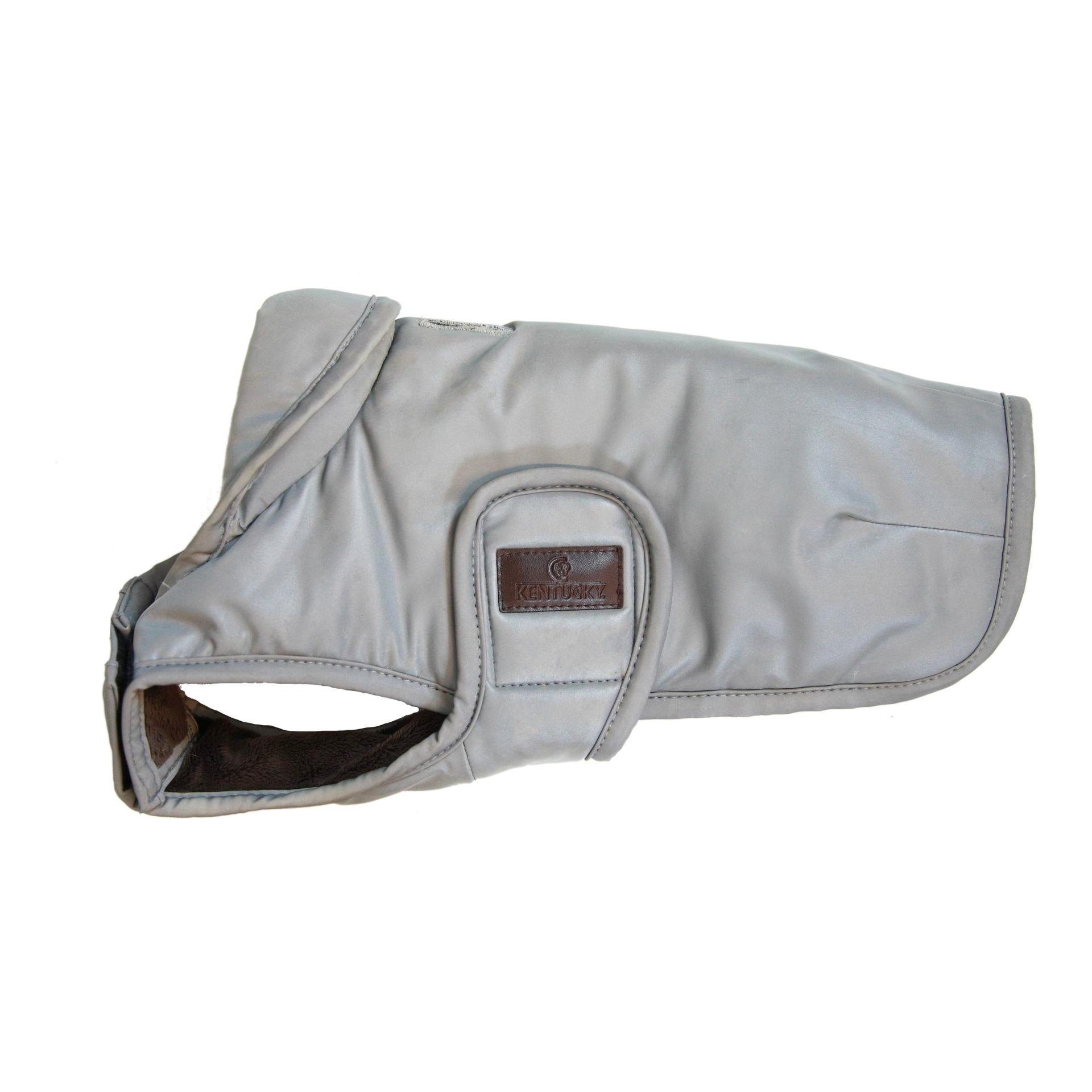 Image of Kentucky Dogwear Hundemantel reflektierend & wasserabweisend bauchdeckend - silber bei Hauptner.ch