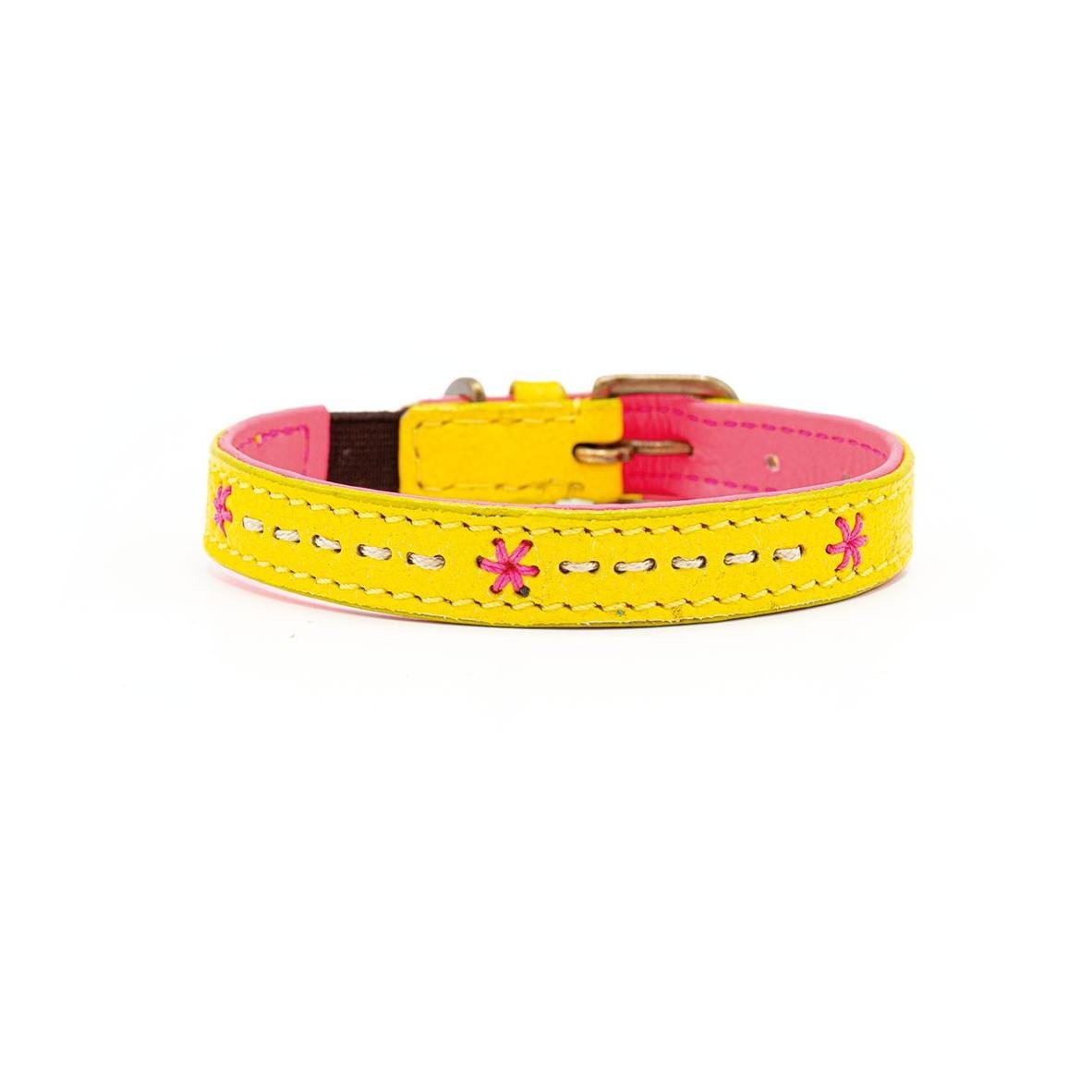 Image of Dog with a mission Ollie Katzenhalsband - Gelb, Rosa / Pink, Multi - bei Hauptner.ch