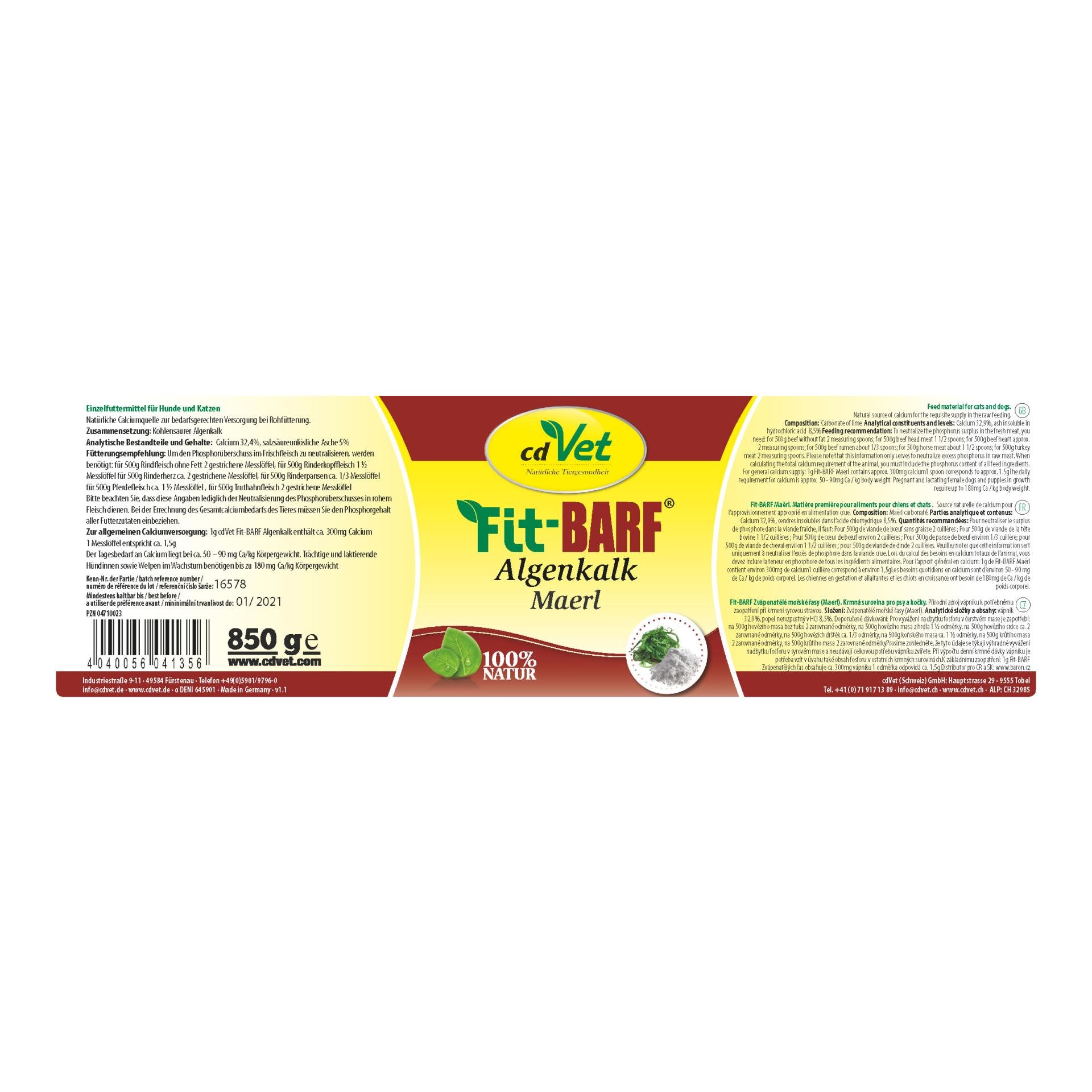 Fit-BARF Algenkalk