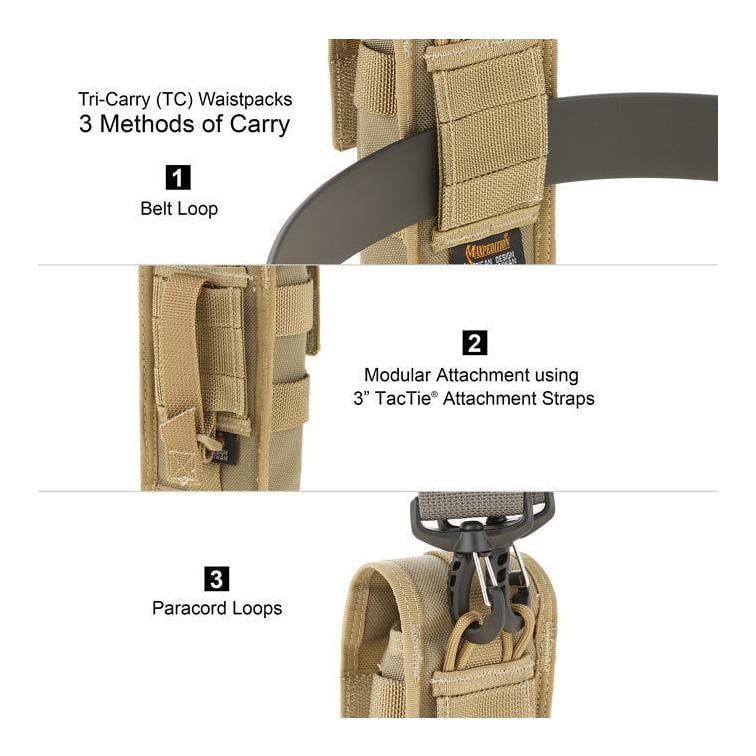 TC-3 Gürteltasche - Schwarz