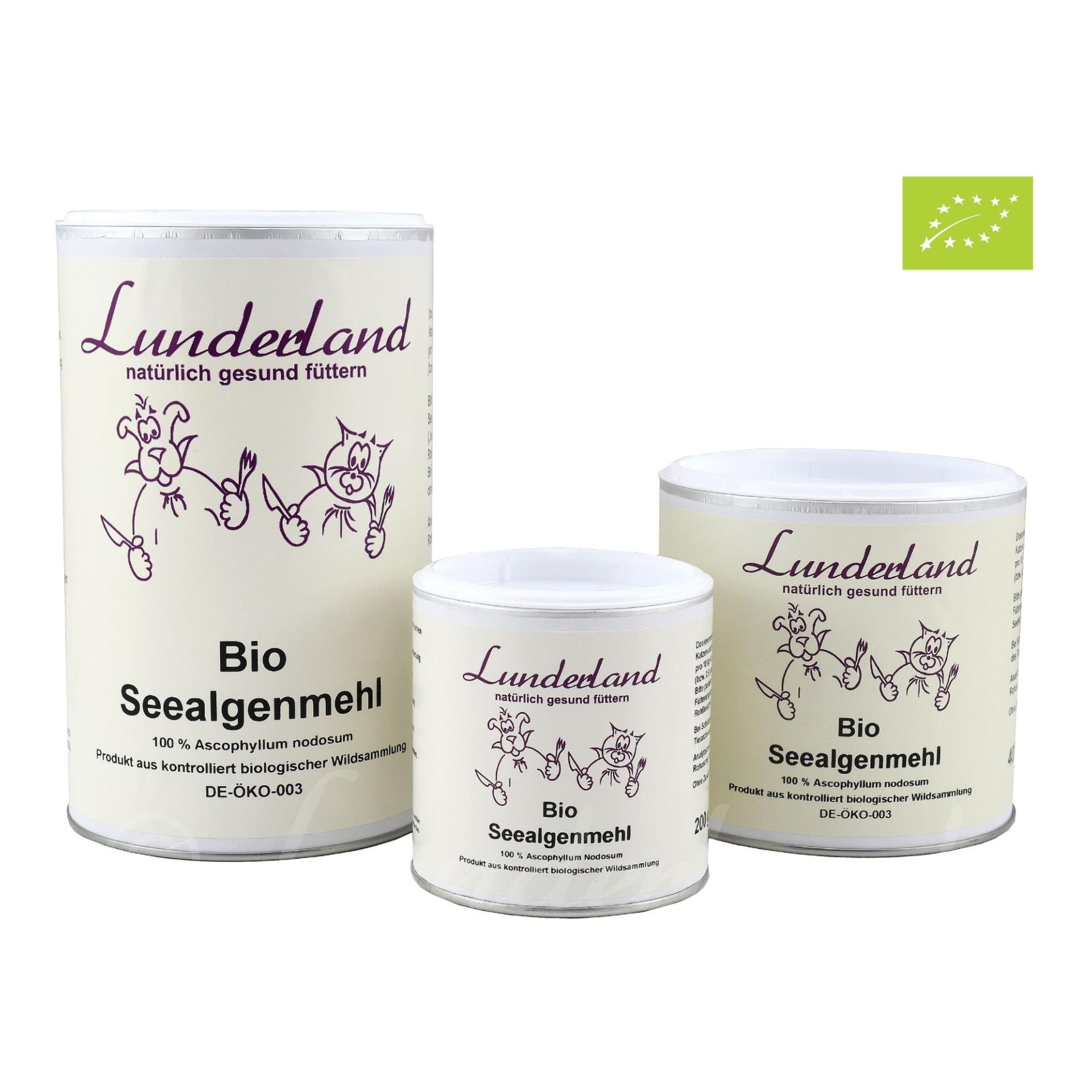 Bio-Seealgenmehl - Einzelfuttermittel für Hunde und Katzen