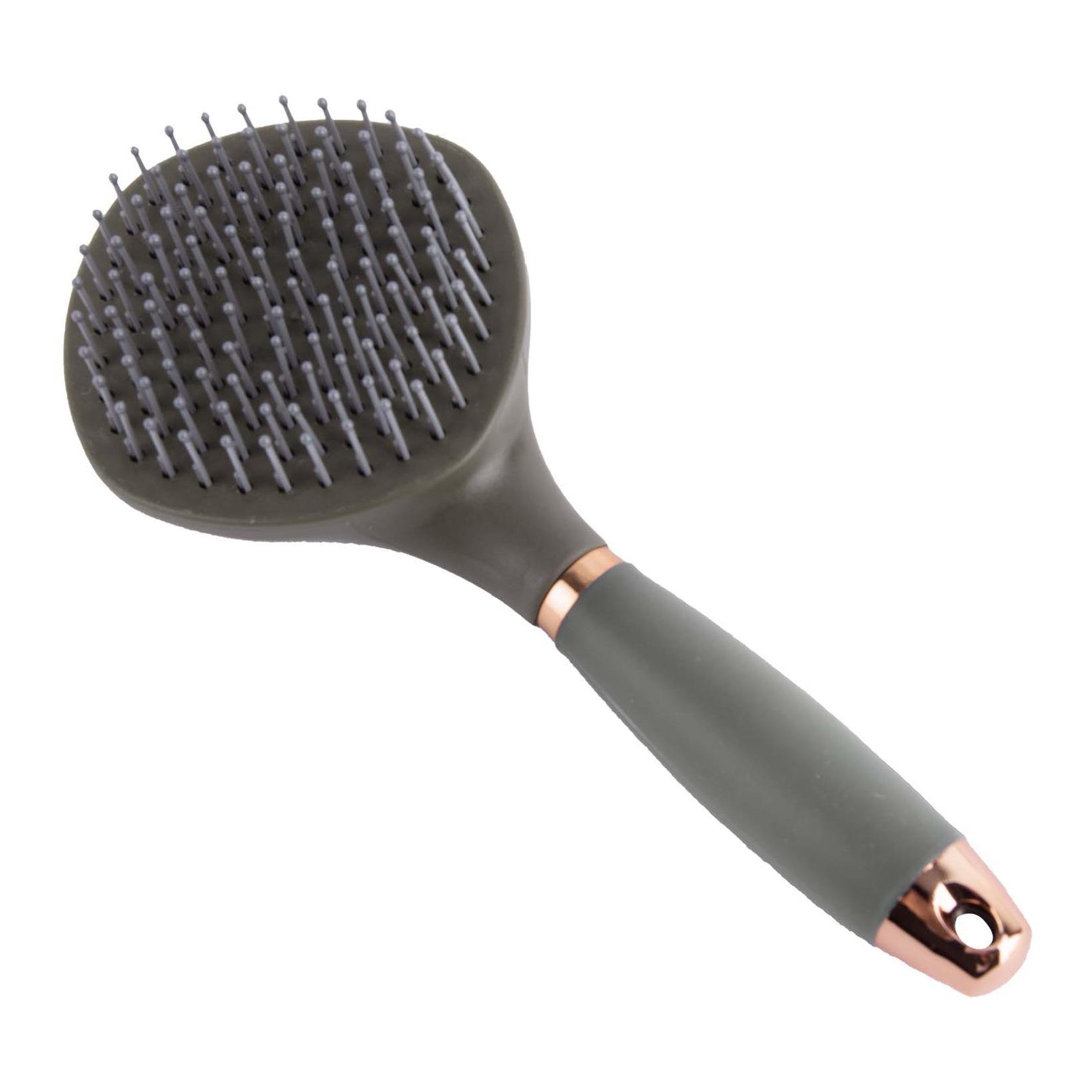 Image of Waldhausen Langhaarbürste mit Gelgriff - kalamata/roségold bei Hauptner.ch