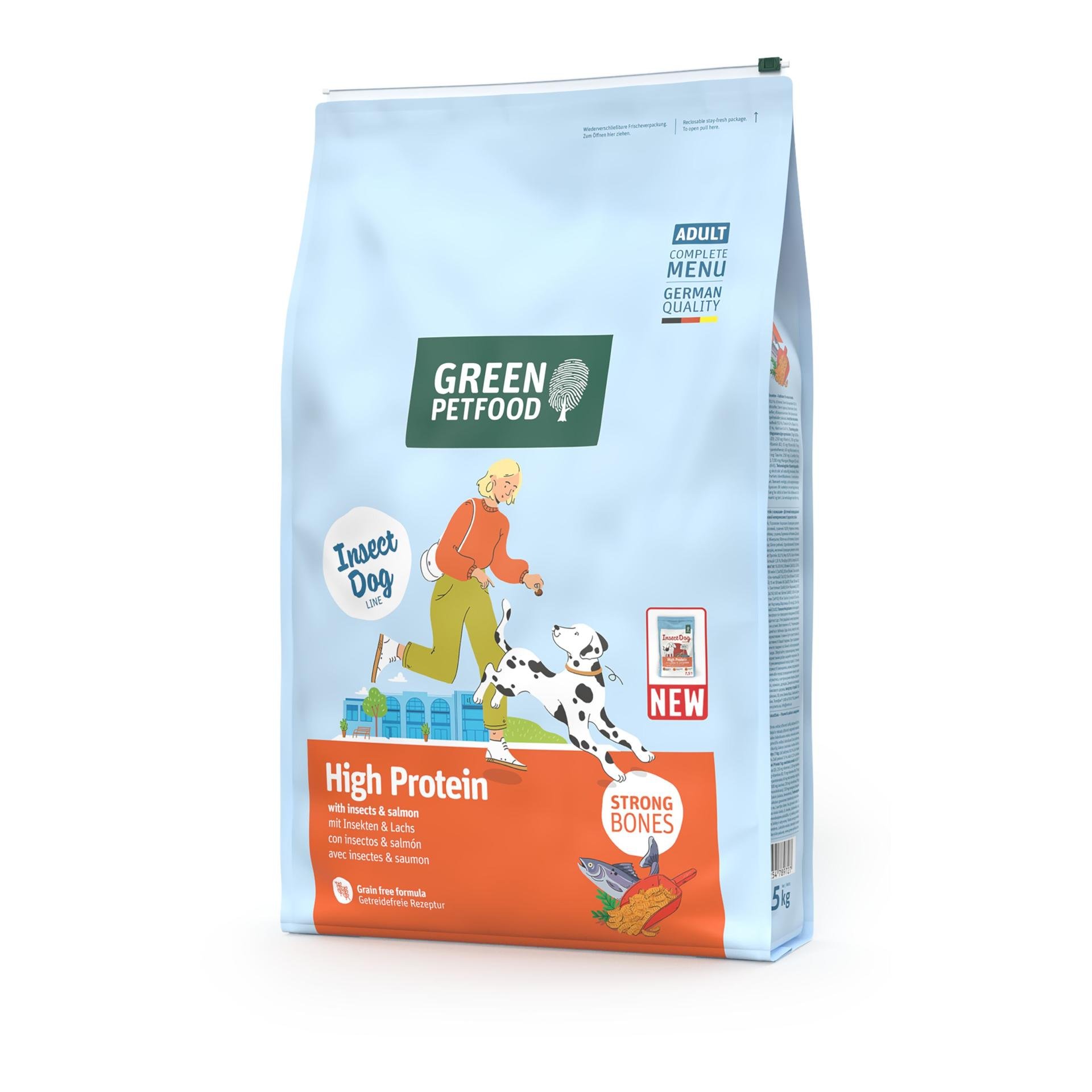 Dog high protein aux insectes