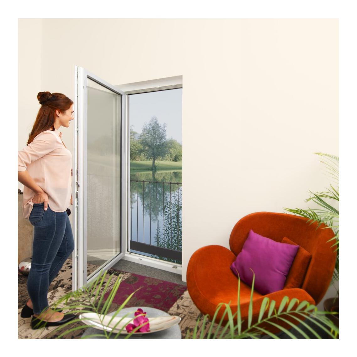 Windhager Fliegengitter Standard für Fenster - anthrazit