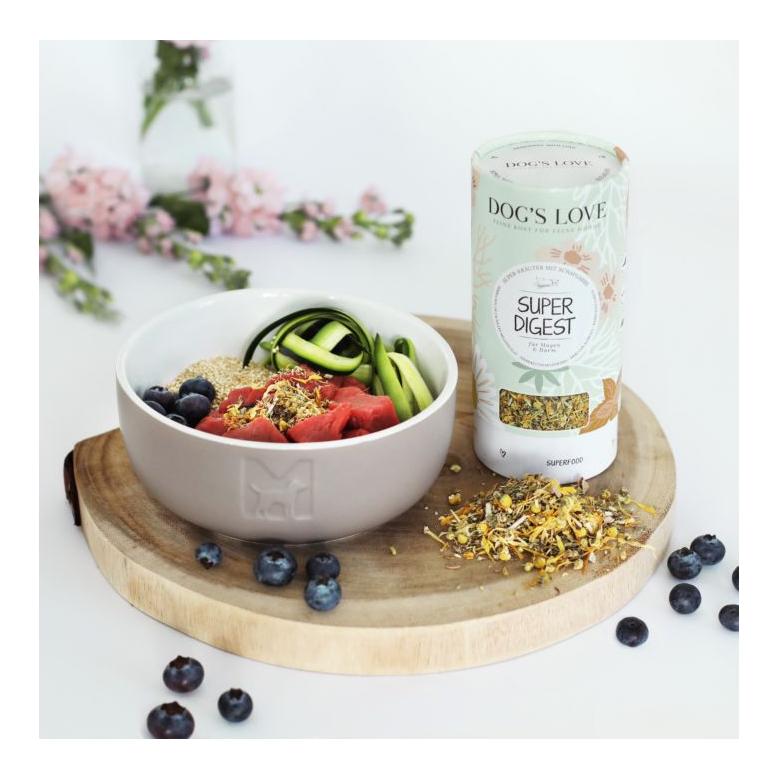 Kräuter Super-Digest Hunde Ergänzungsfutter für Magen und Darm