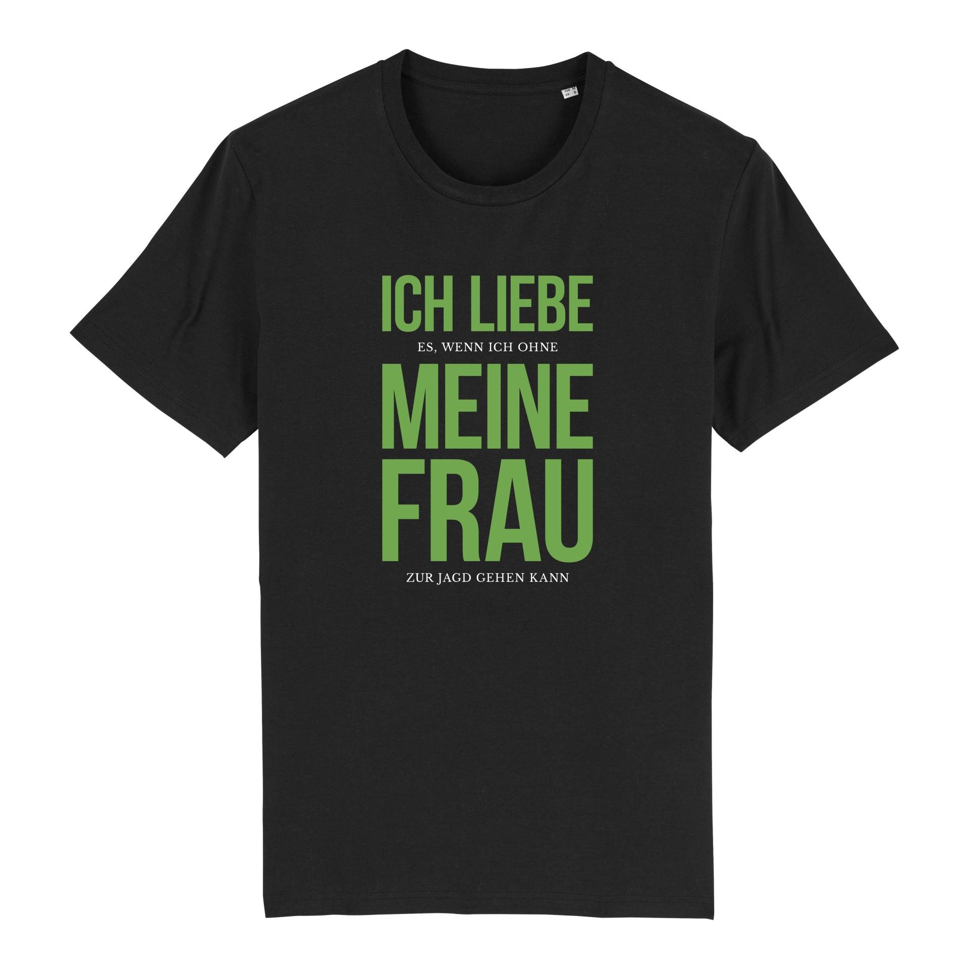 Image of Hauptner Jagd T-Shirt Ich liebe meine Frau - Black - bei Hauptner.ch