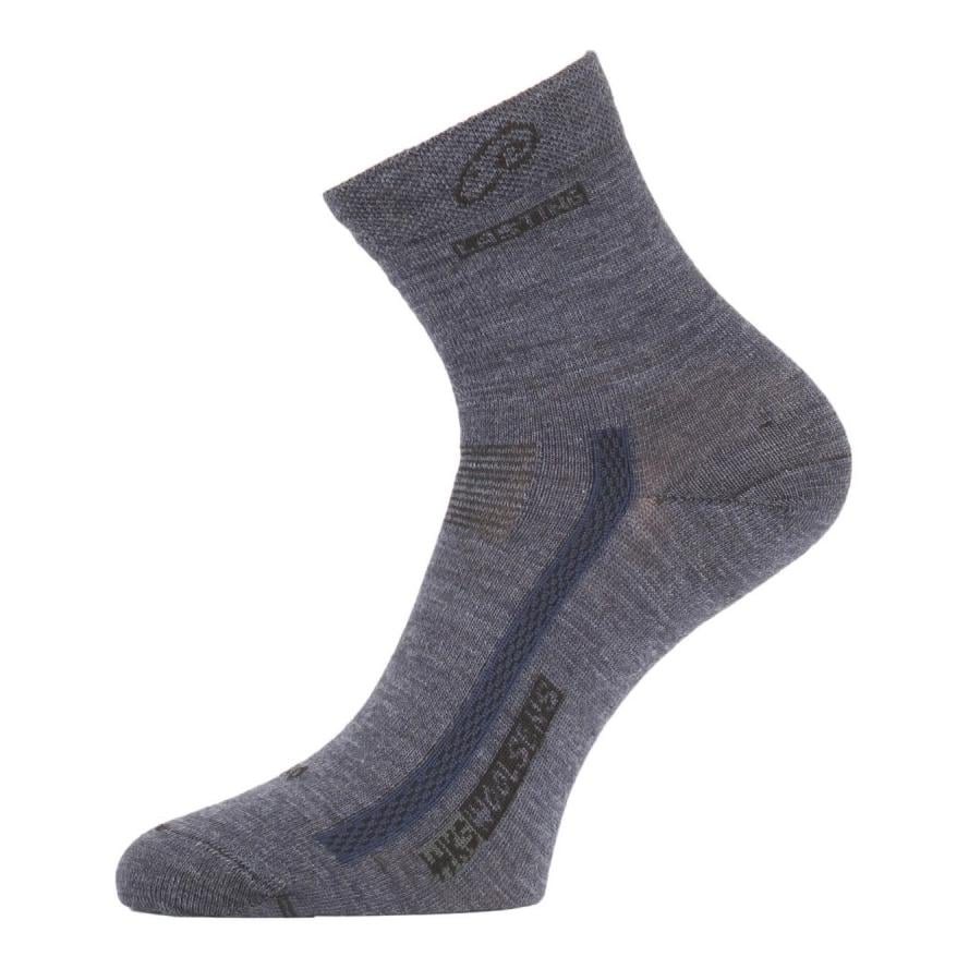 Chaussettes de randonnée unisexe en mérinos WKS Sommer - noir