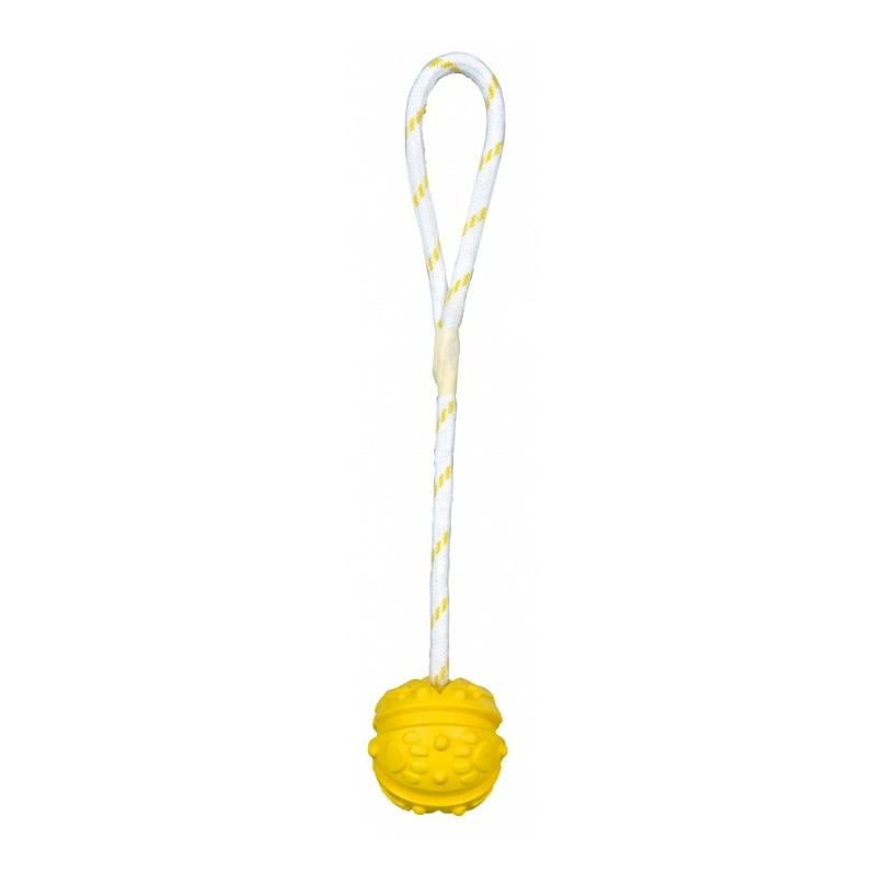 Ball am Band schwimmend 35 cm Naturgummi - assortiert