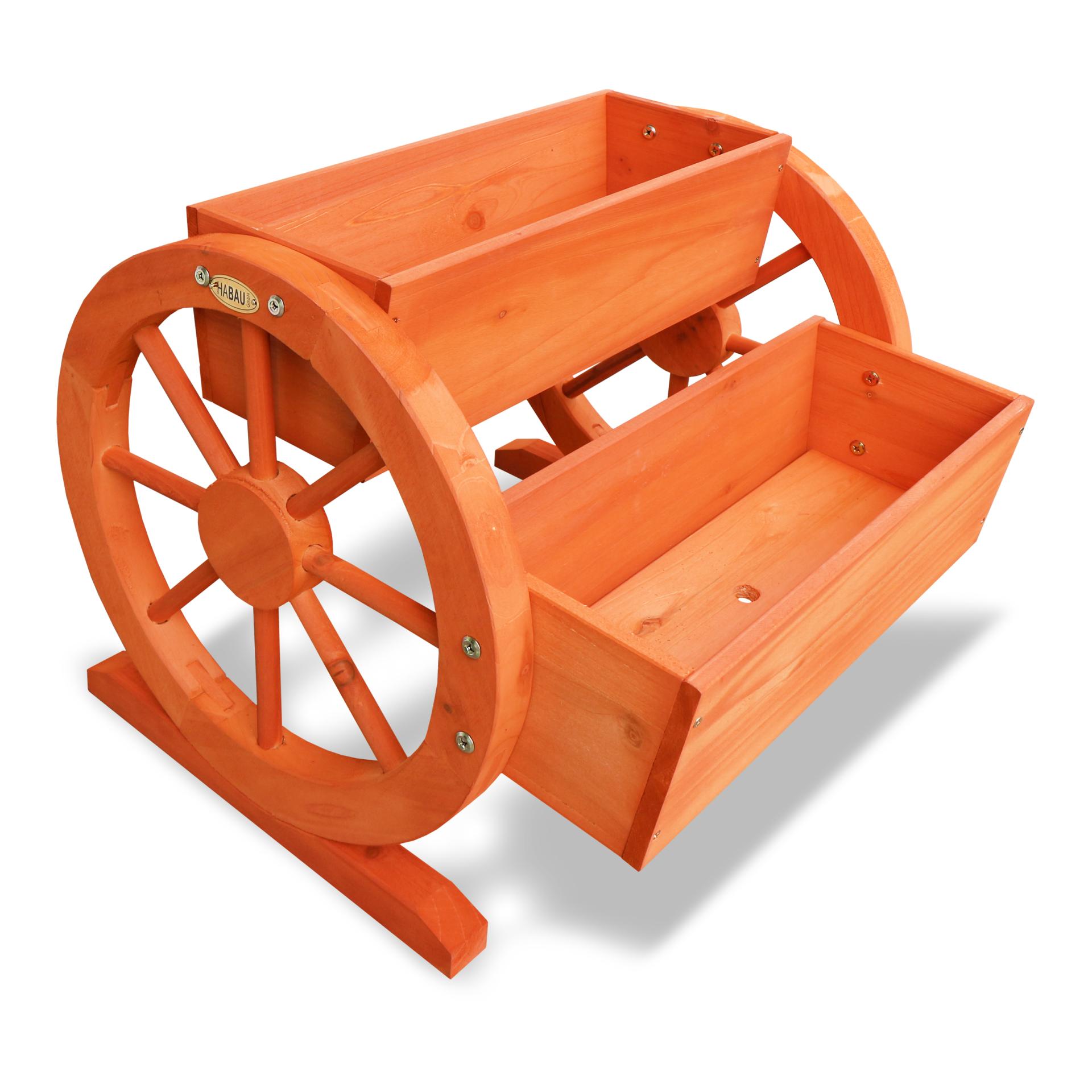 Blumenkasten mit Wagenrad