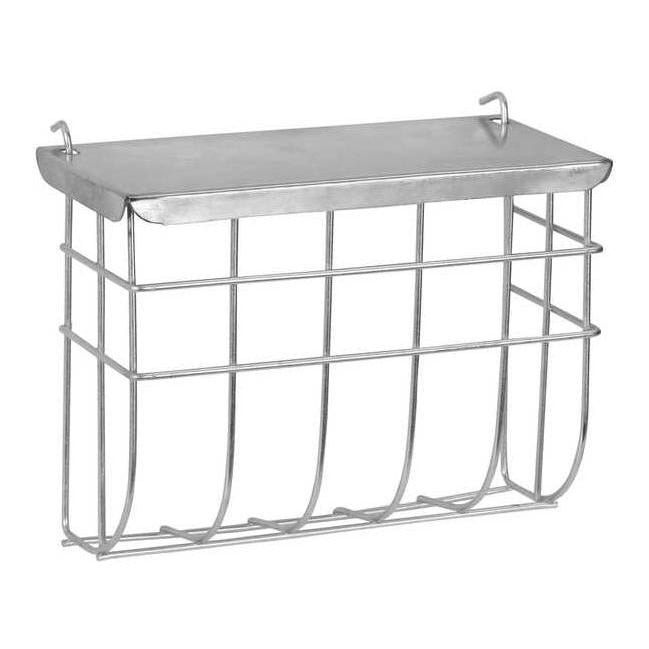 Image of Kerbl Metallheuraufe mit Deckel bei Hauptner.ch