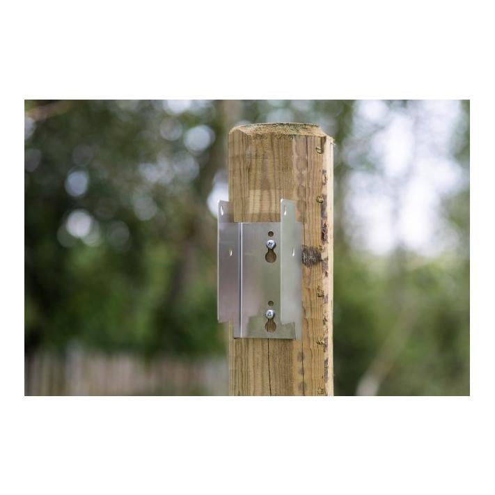 Holzpfahlhalterung für SunPower Solargeräte