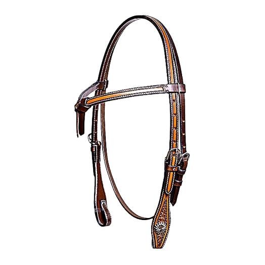 Image of Western Imports Kopfstück Two-ton geknotetes Stirnband - Braun - bei Hauptner.ch