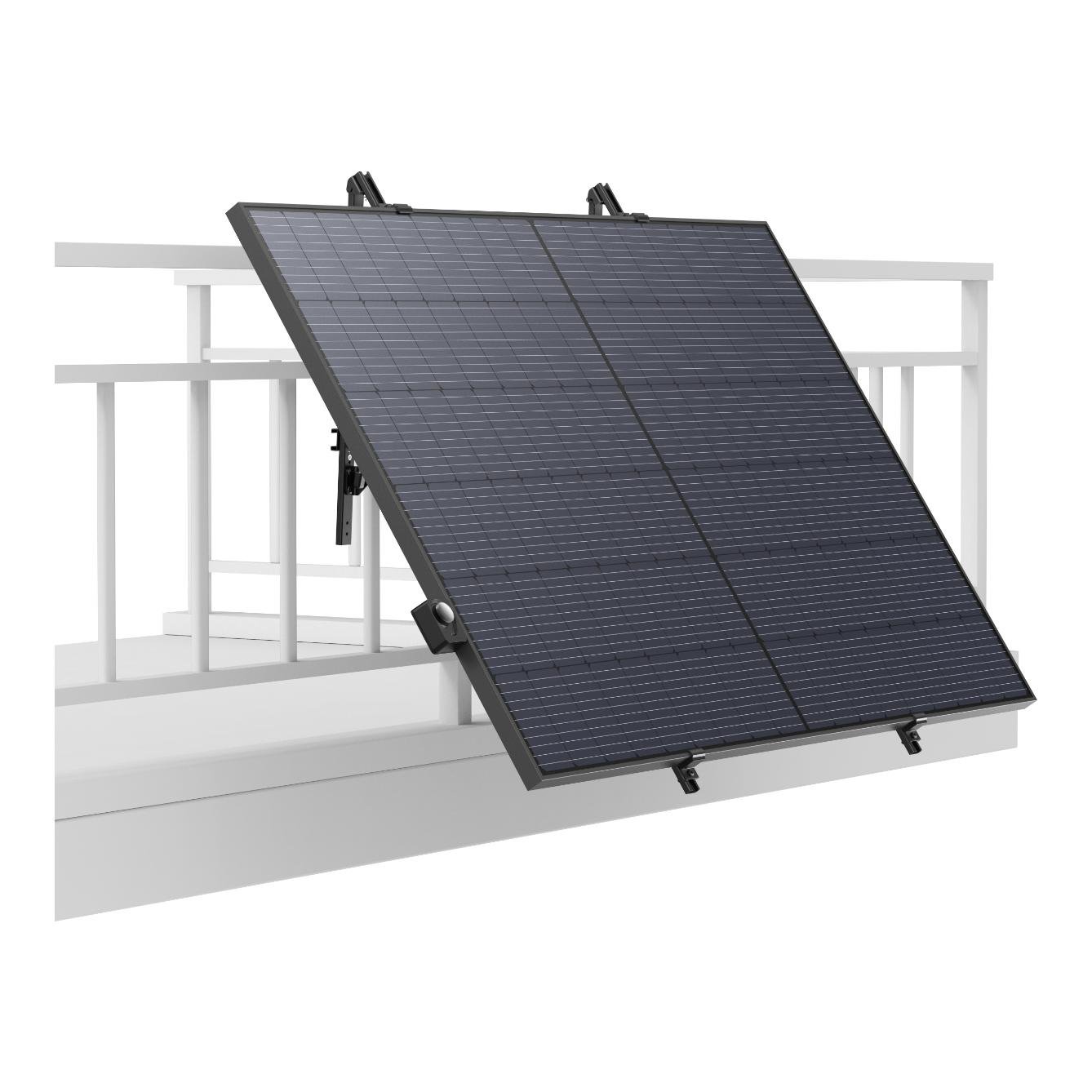 Solar Tracker 1-achsig (vertikal) für das EF Balkonkraftwerk
