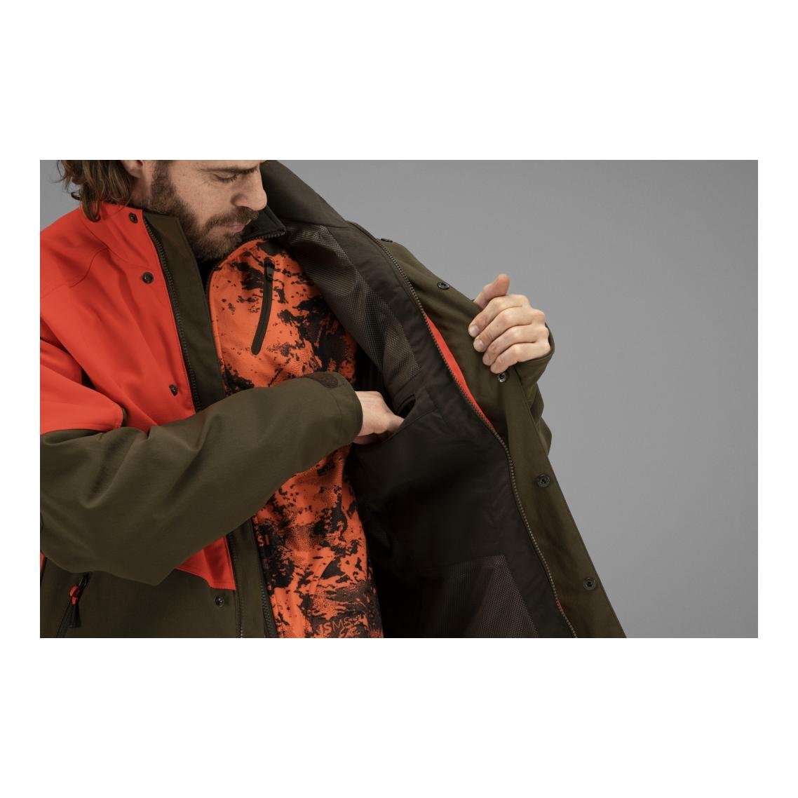 Wildboar Pro Jacke - orange blaze/willow green