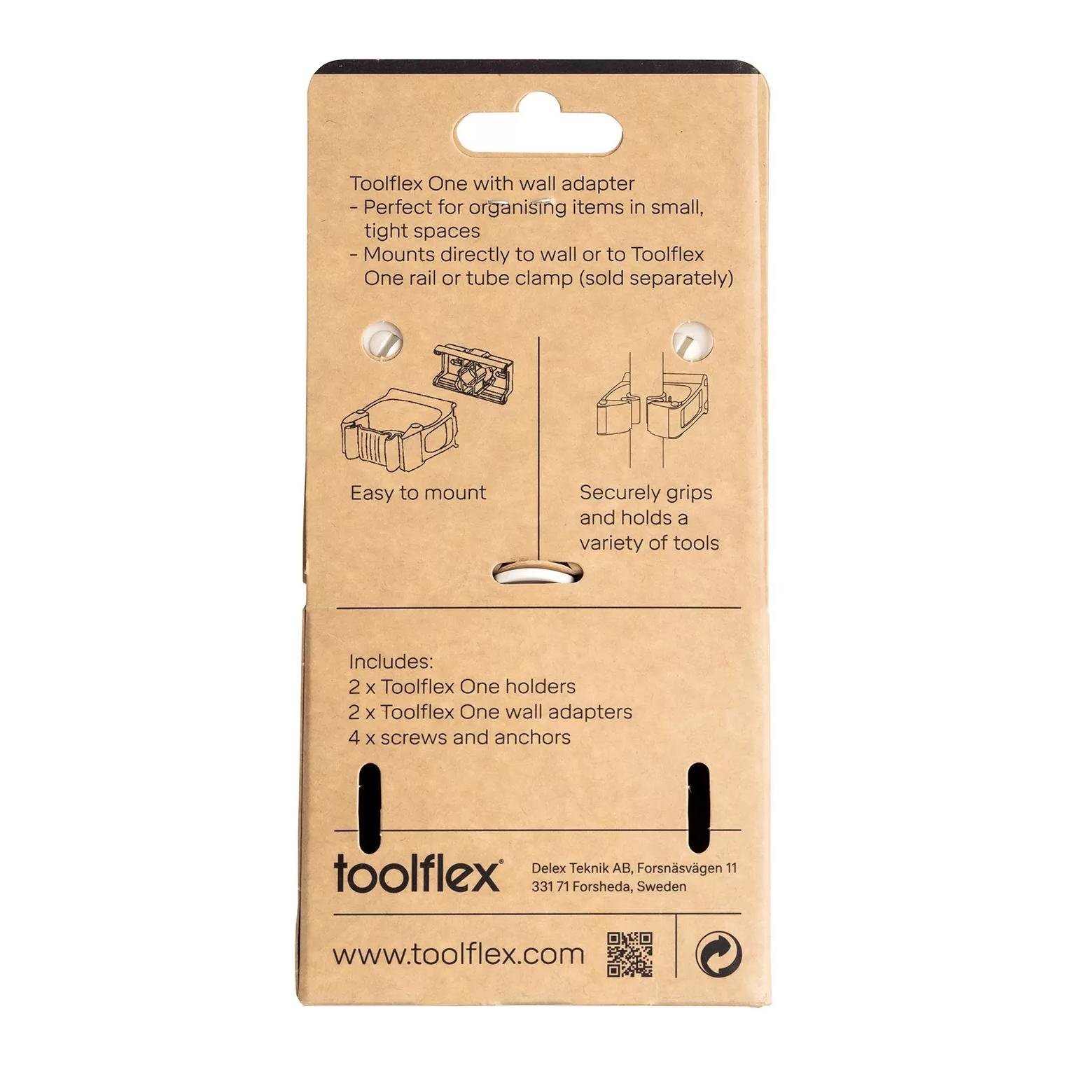 One Halter mit Wandadapter - 2 Stück