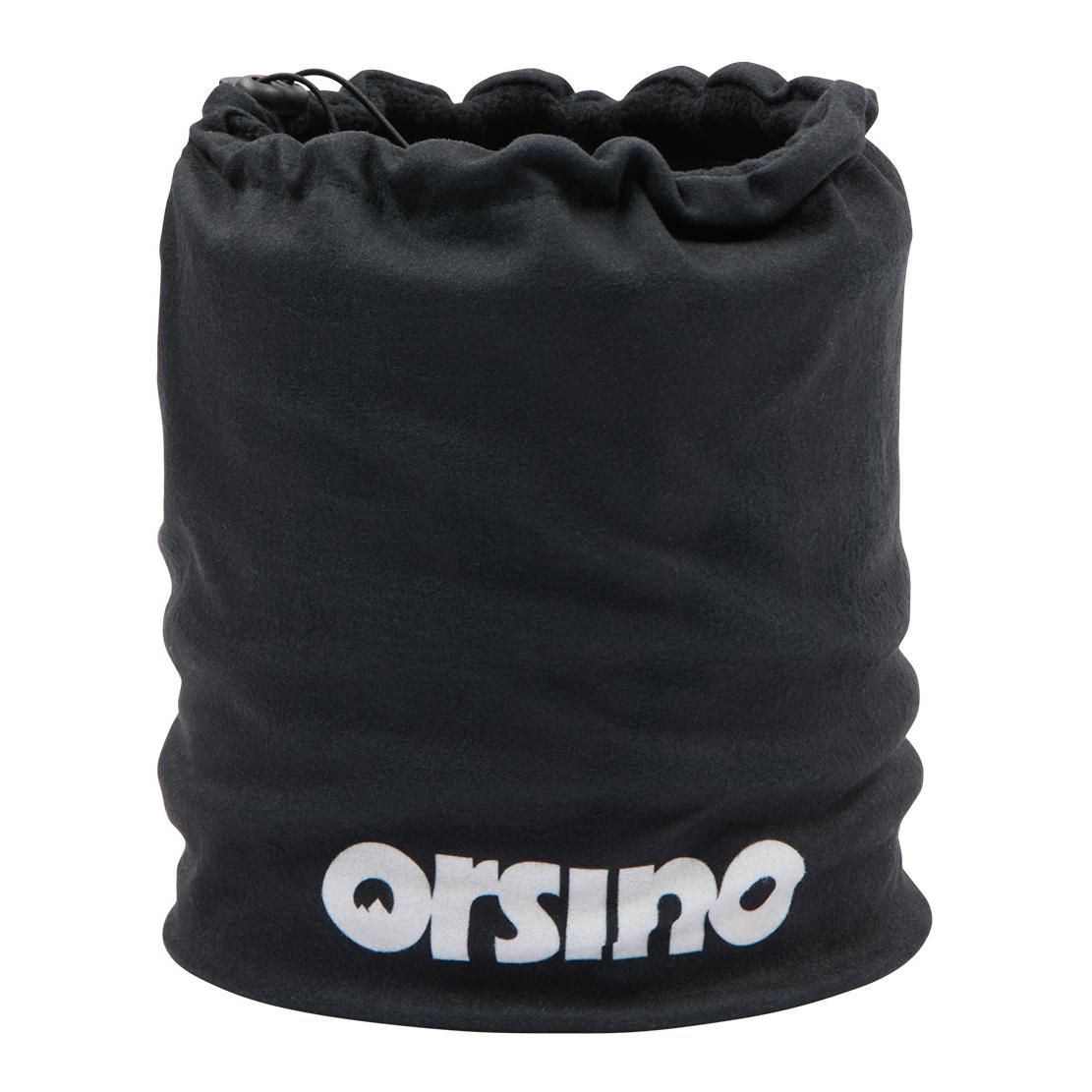 Image of Multifunktionstuch Neckwarmer orsino Logo schwarz bei Hauptner.ch