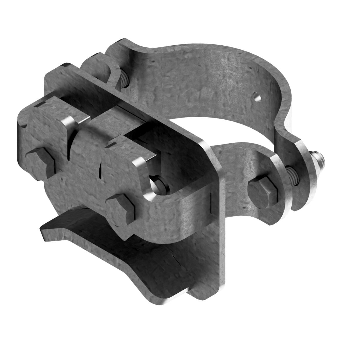 Kreuzklemme, einfach, mit Aufnahme für Quick-Lock