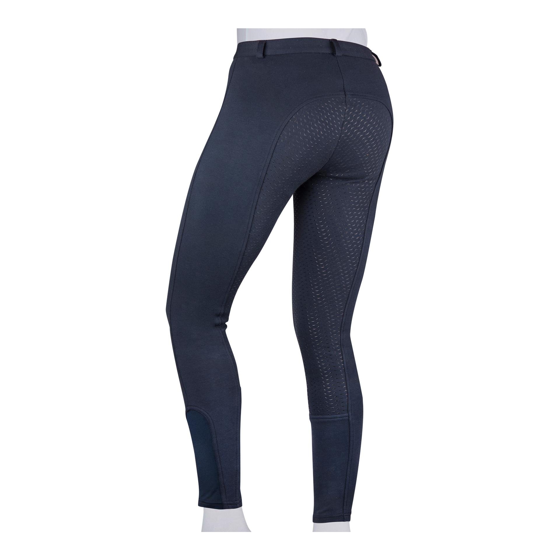 Reithose Fun Sport Vollgrip Damen - nachtblau