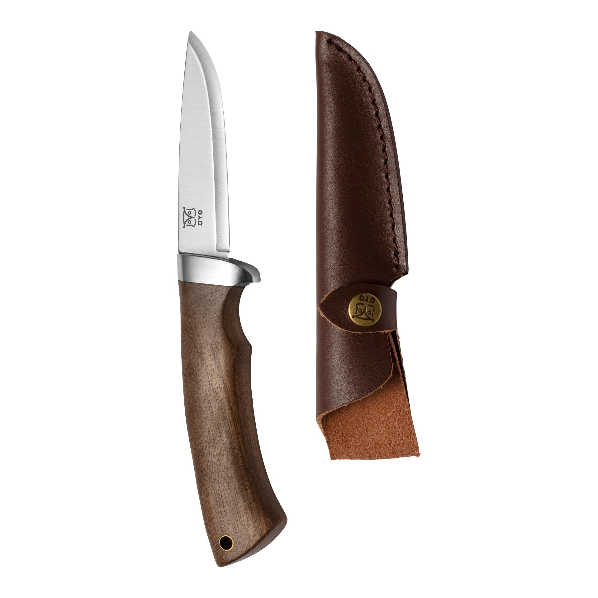 Øyo DOVRE - Jagd/Outdoormesser mit Lederscheide