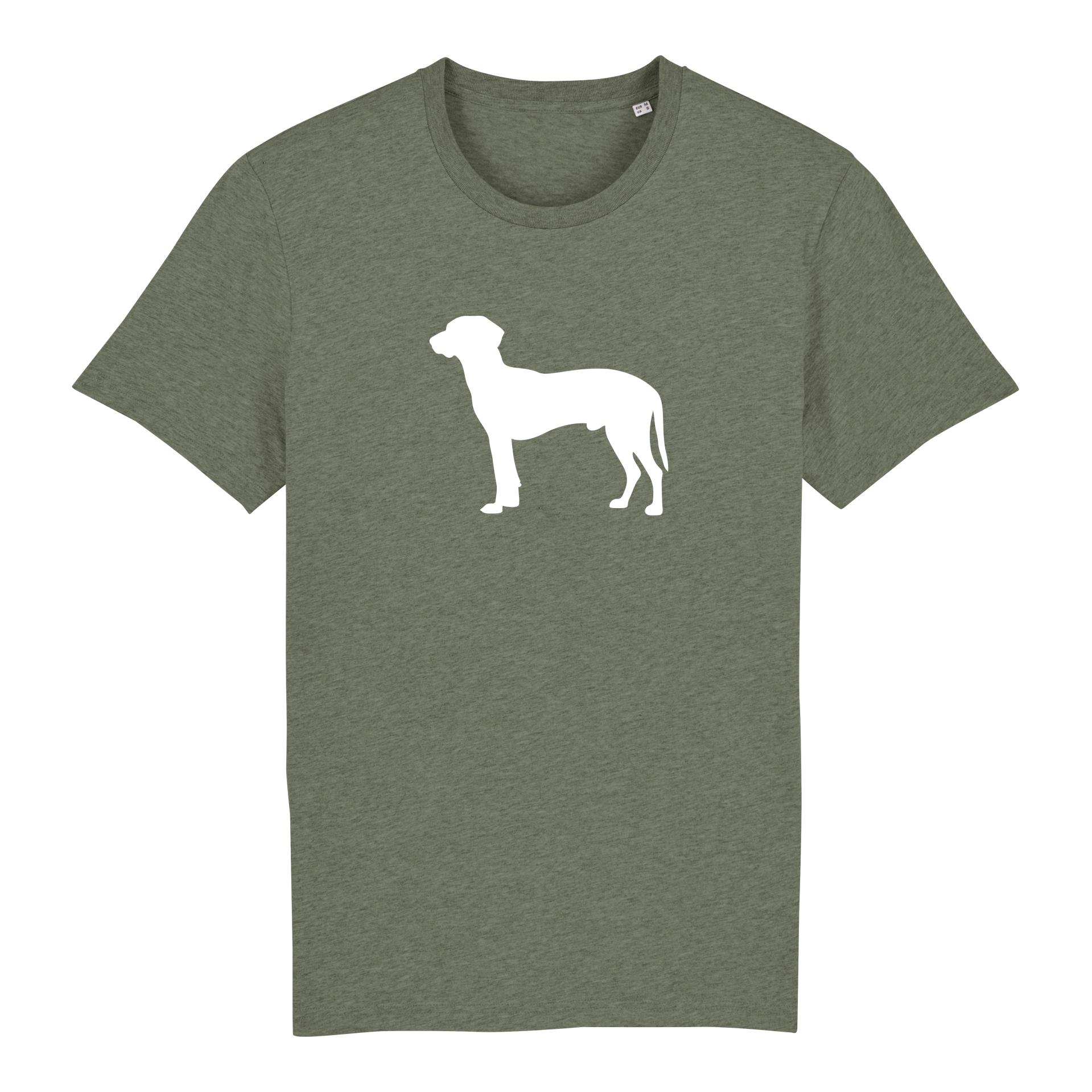 Image of Hauptner Jagd T-Shirt Bayerischer Gebirgsschweisshund gross - Mid Heather Khaki - bei Hauptner.ch