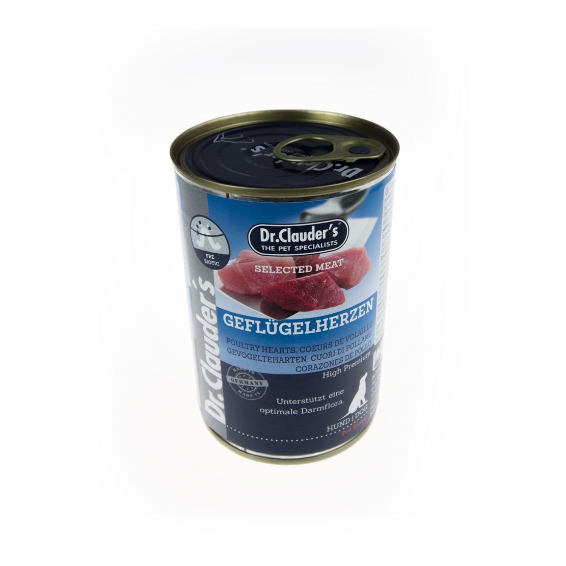 Nassfutter PreBiotics Geflügelherzen