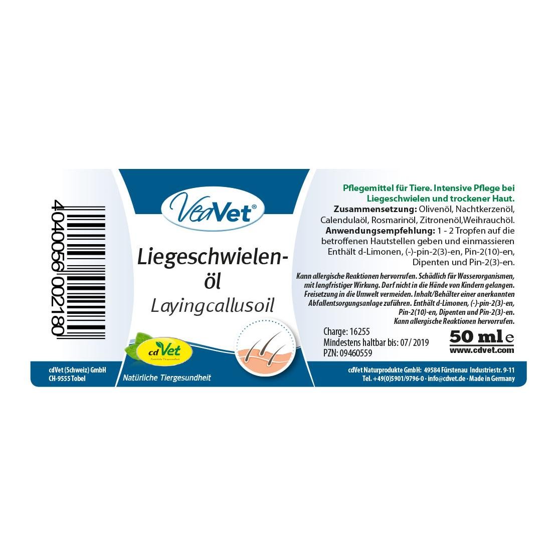 VeaVet Liegeschwielenöl 