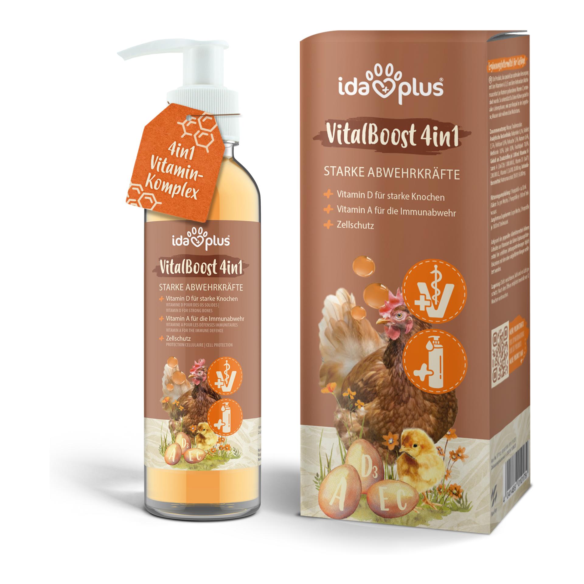 VitalBoost 4in1 - Concentré de vitamines pour des défenses immunitaires fortes