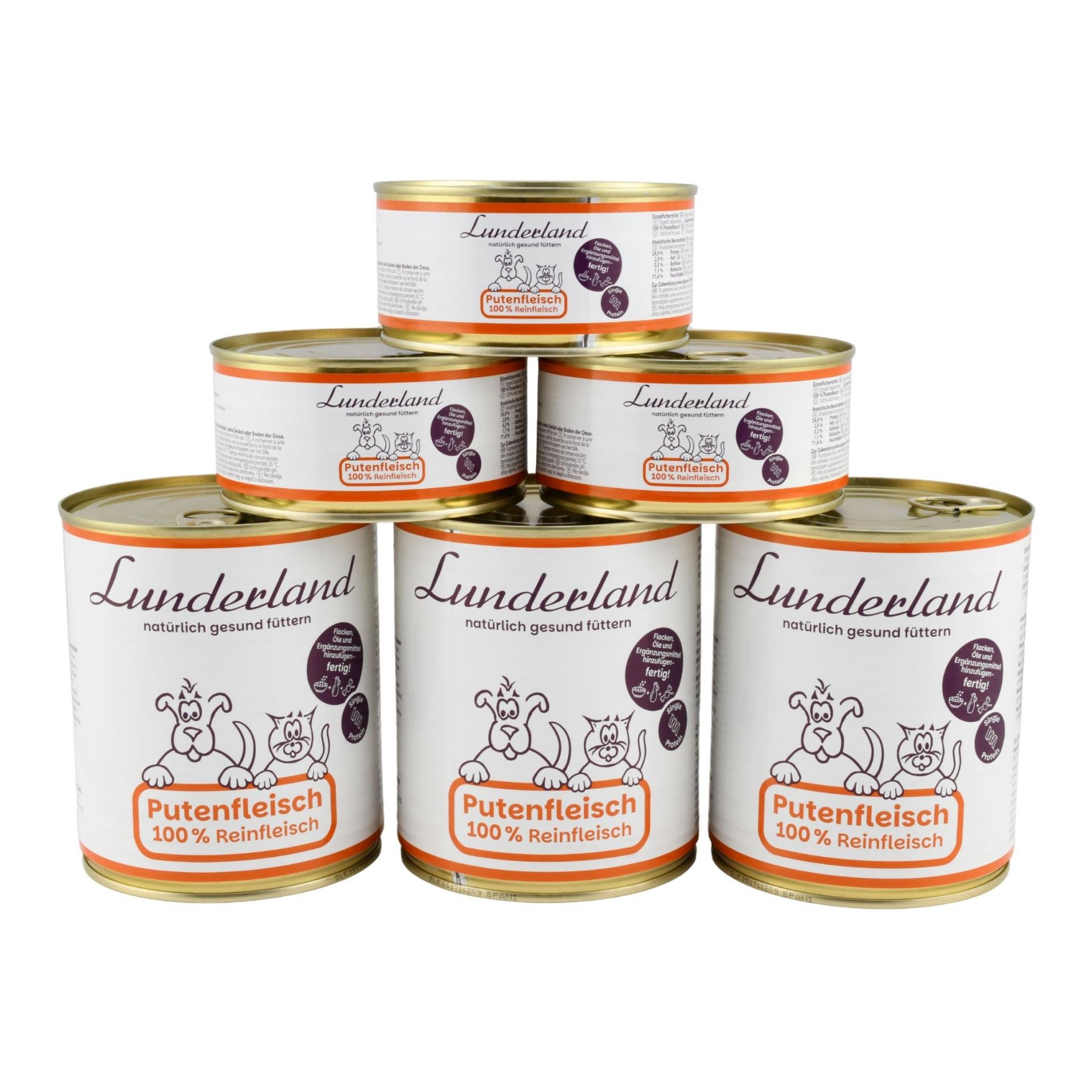 Reinfleisch-Dose Putenfleisch