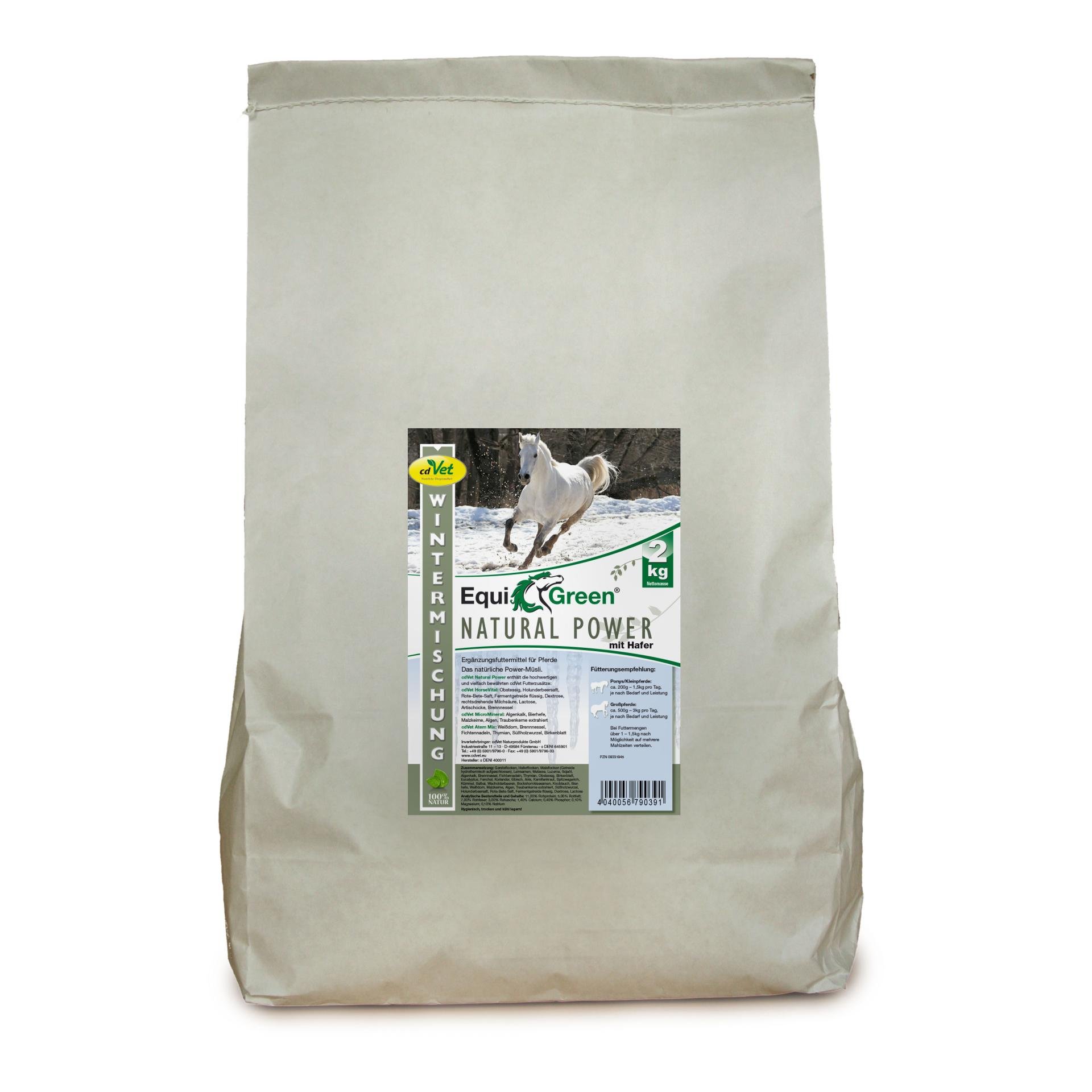 EquiGreen Natural Power mit Hafer Wintermischung