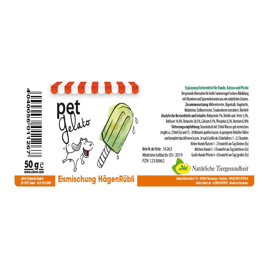 Hundeeis petGelato HägenRübli Hundeeis petGelato HägenRübli