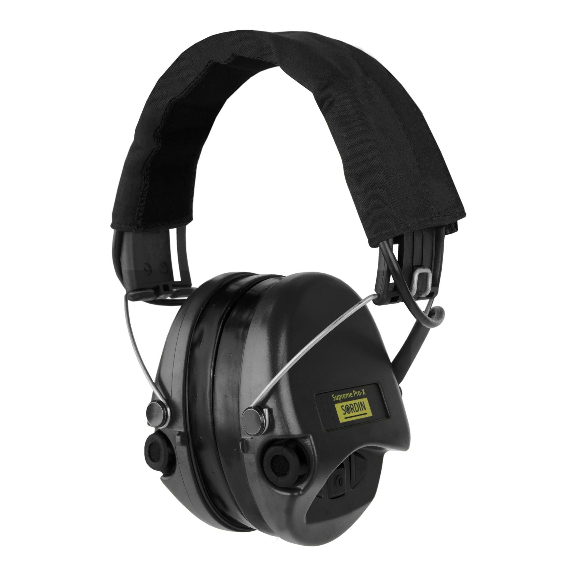 Supreme Pro X mit schwarzem Kopfband und Gelkissen - Schwarze Cups