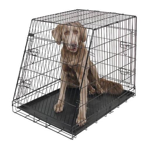 Caisse de transport grillagée - 2 portes