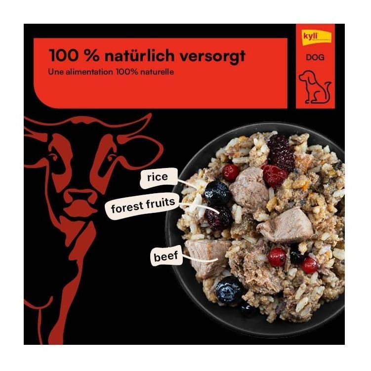 Kyli Menu complet bœuf avec riz et fruits des bois