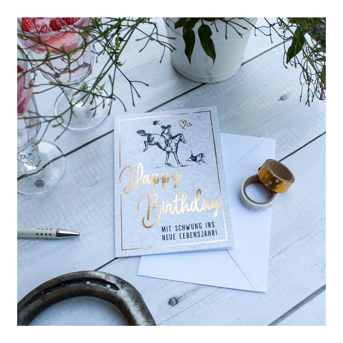 Grusskarte "Happy Birthday"