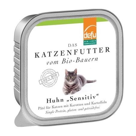 Image of defu Bio-Nassfutter Huhn - für die Katze bei Hauptner.ch