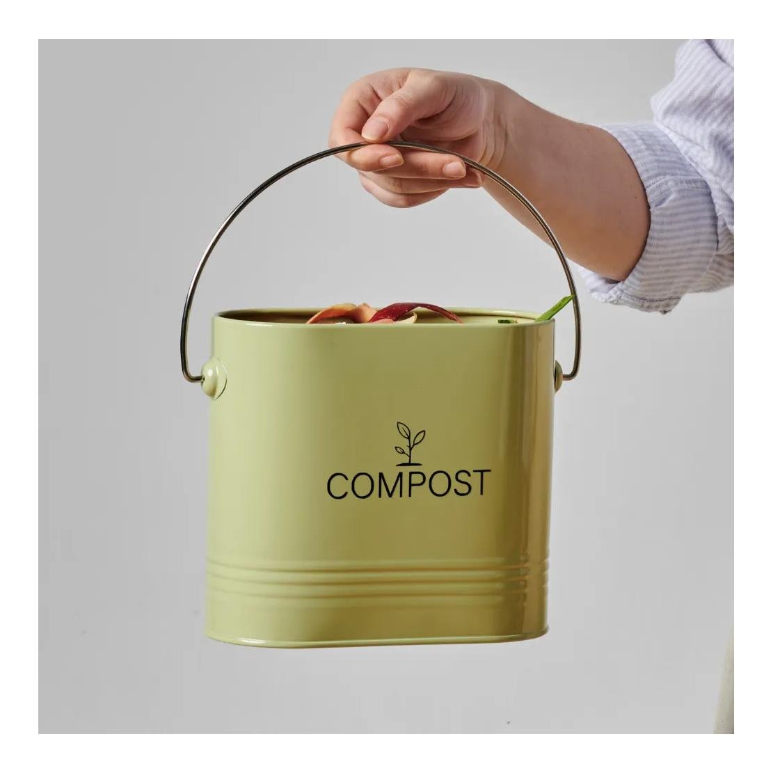 Ovaler-Komposteimer - mit Filter
