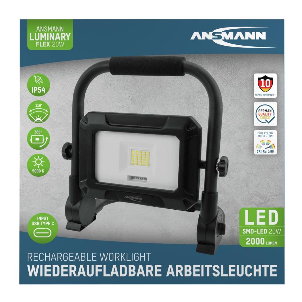 Luminary LED Strahler 20 W mit integriertem Akku