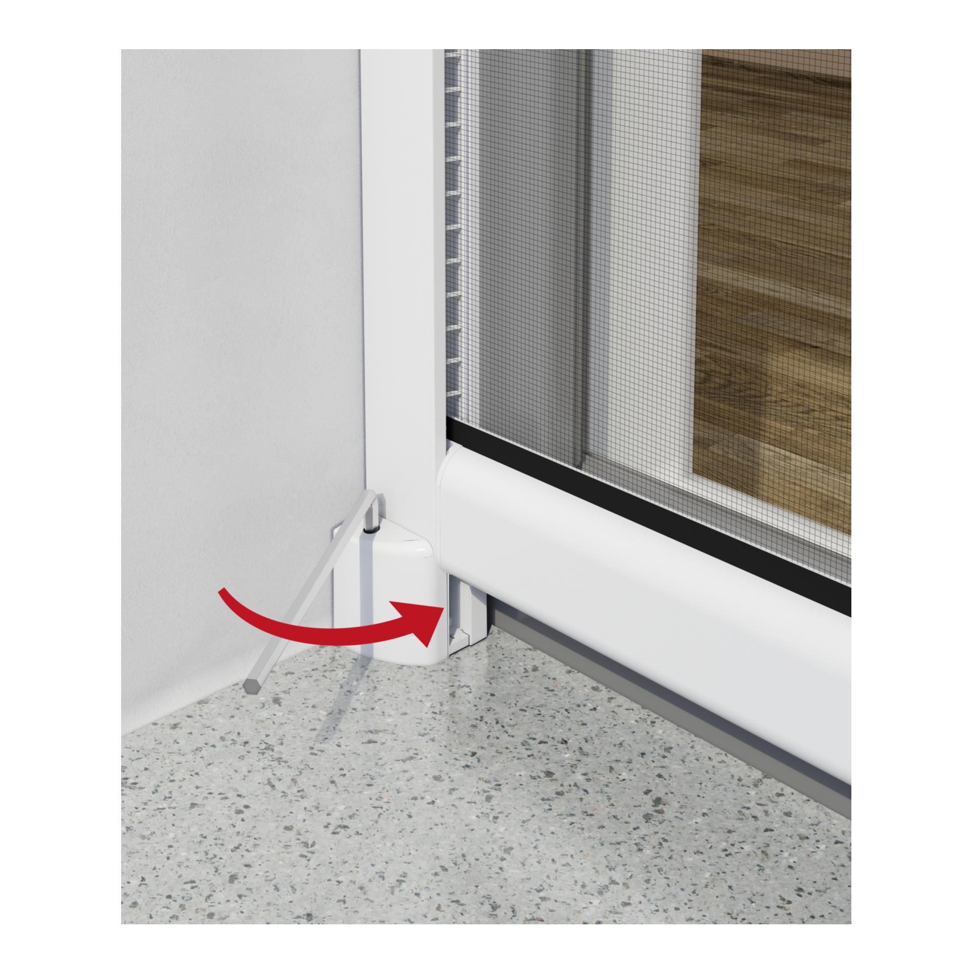 Windhager Insektenschutz-Rollo für Fenster Plus - weiss