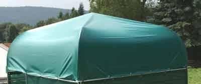 Dachkonstruktion und Dachplane für Weidezelt 2,75 m