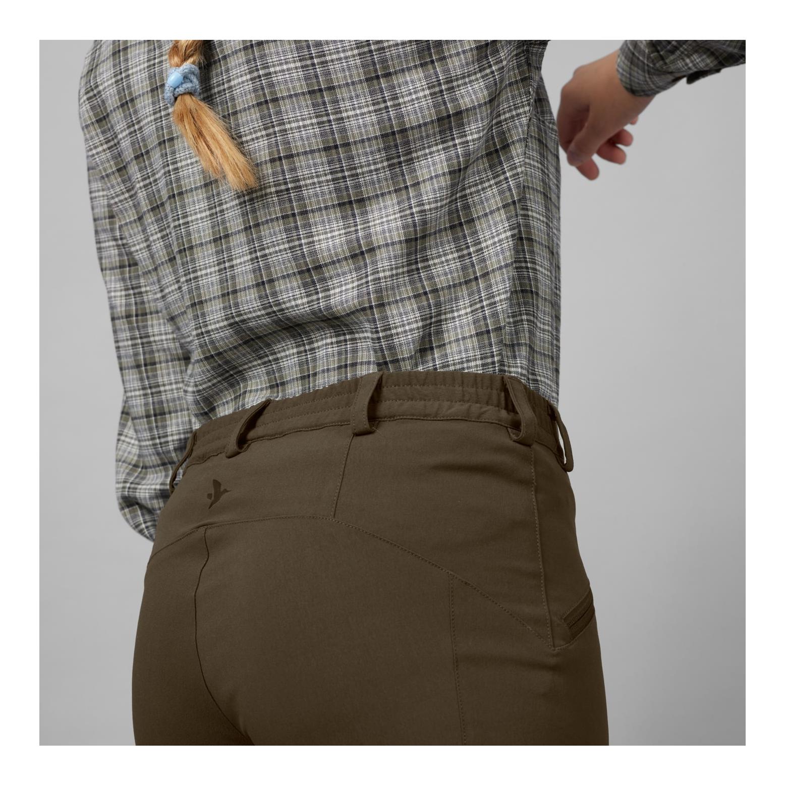 Larch Stretch Hose Women - Pine green